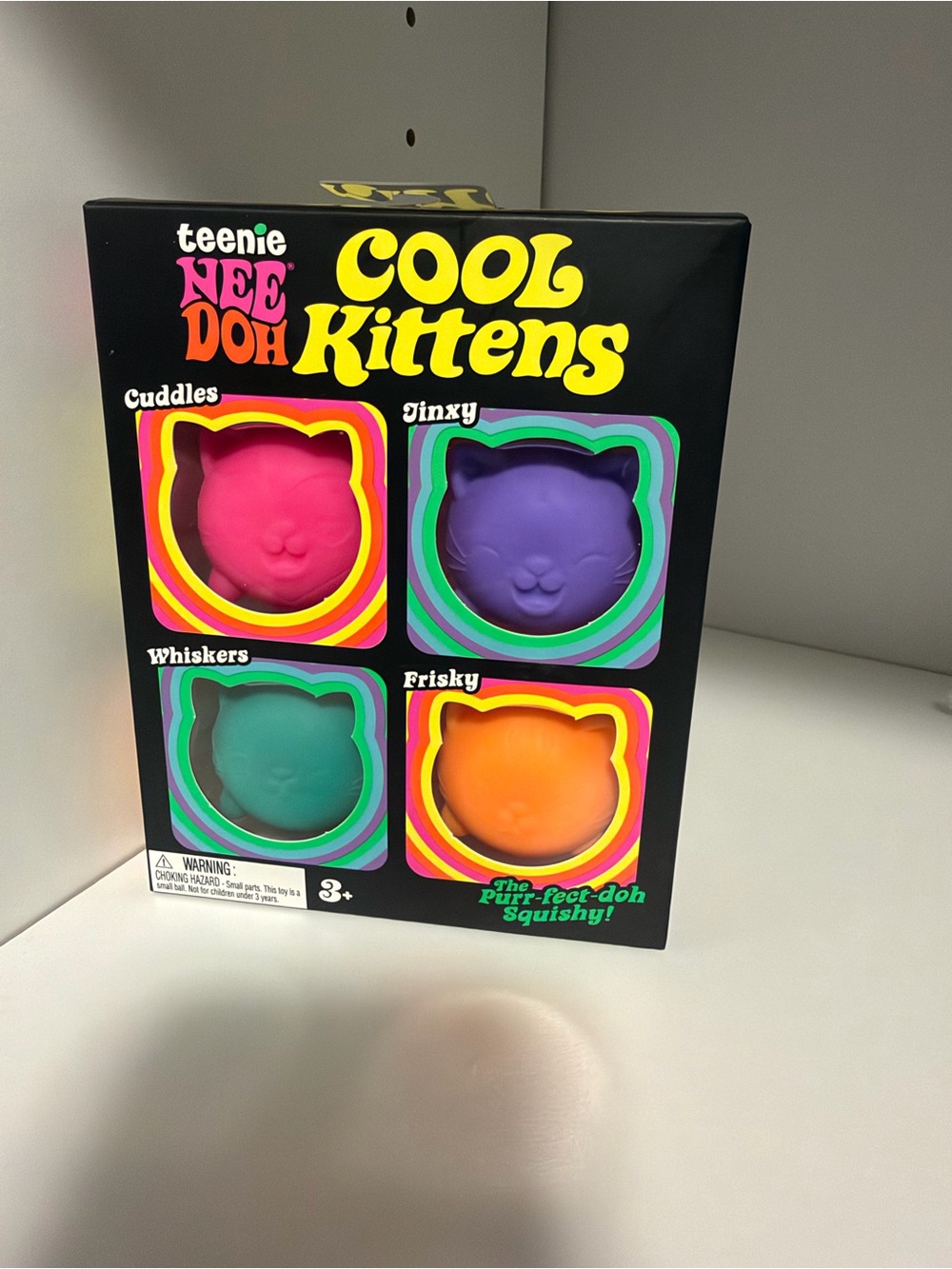 Schylling NeeDoh Teenie Cool Kittens 4-Pack – NEW in Box